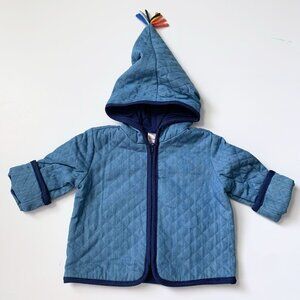 NWOT Hanna Andersson baby hooded jacket 6-12 months